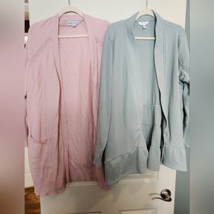Set of 2 Cardigans, spring colors